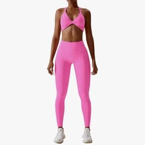 Pink 2 Piece Workout Set